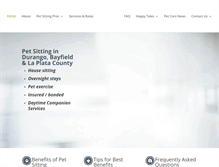 Tablet Screenshot of customanimalservices.com